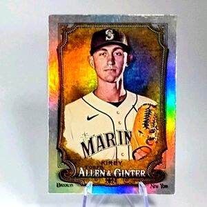 2024 Topps Allen & Gunter #41 George Kirby Foil Refractor Mariners